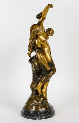 Campagne, Figurative Sculpture, Gilded and Patinated Bronze, 19th Century-WFS-1817080