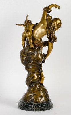 Campagne, Figurative Sculpture, Gilded and Patinated Bronze, 19th Century-WFS-1817080