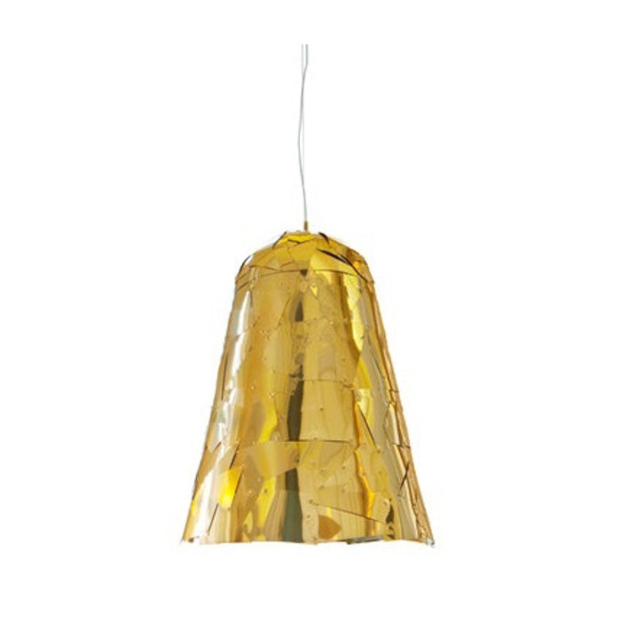 Campana - Aluminium Pendant Lamp by Edra #Ø48 x H64 cm/Gold