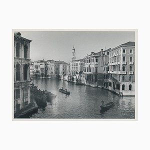 Canal, Italy, 1950s, Black & White Photograph-DYV-1236148