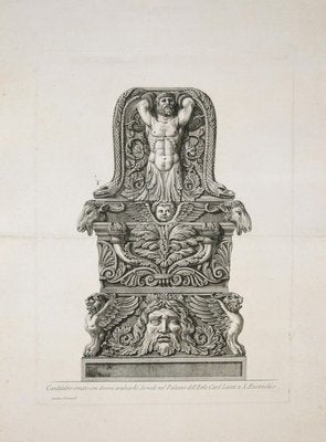 Candelabro ornato con diversi arabeschi... Etching 1778 1778-ZCI-756784