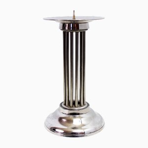 Candleholder in Silver Metal, 1970s-BQF-1822673