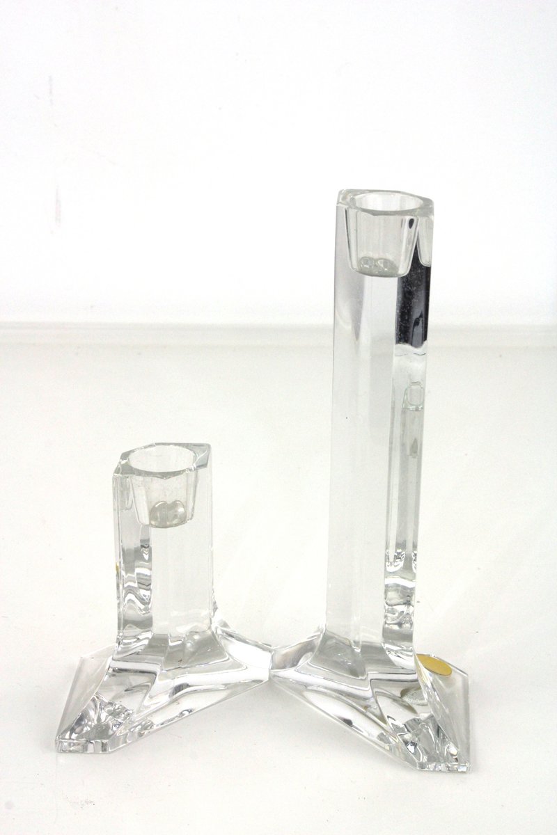 Candleholders by C.J.Riedel for Riedel Glas, 1970s, Set of 2