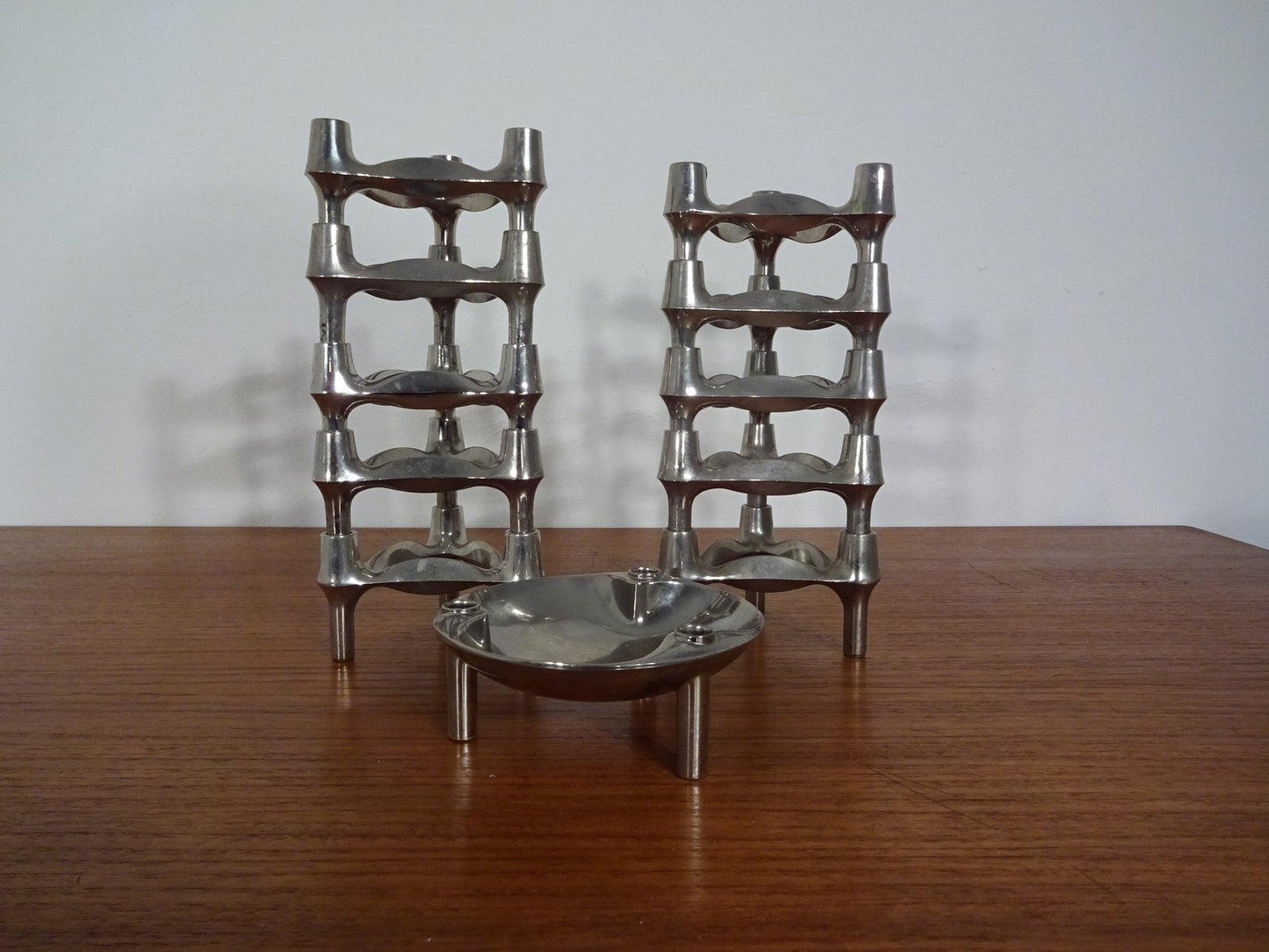 Candleholders by Ceasar Stoffi & Fritz Nagel for BMF, 1960s, Set of 11