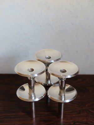 Candleholders by Ceasar Stoffi & Fritz Nagel for BMF Nagel, 1960s, Set of 2-CC-632834