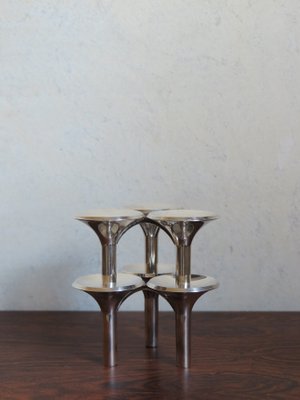 Candleholders by Ceasar Stoffi & Fritz Nagel for BMF Nagel, 1960s, Set of 2-CC-632834