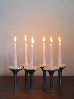 Candleholders by Ceasar Stoffi & Fritz Nagel for BMF Nagel, 1960s, Set of 2-CC-632834