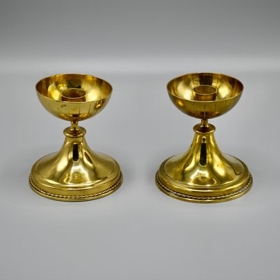 Candleholders by Gunnar Ander for Scandia Present, 1960s. Sweden, Set of 2-RNM-1427609