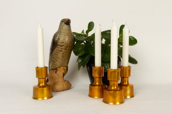 Candleholders by Jens Quistgaard for Dansk Designs, 1960s, Set of 4-WIX-725845