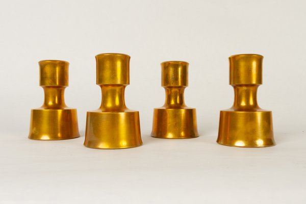 Candleholders by Jens Quistgaard for Dansk Designs, 1960s, Set of 4-WIX-725845