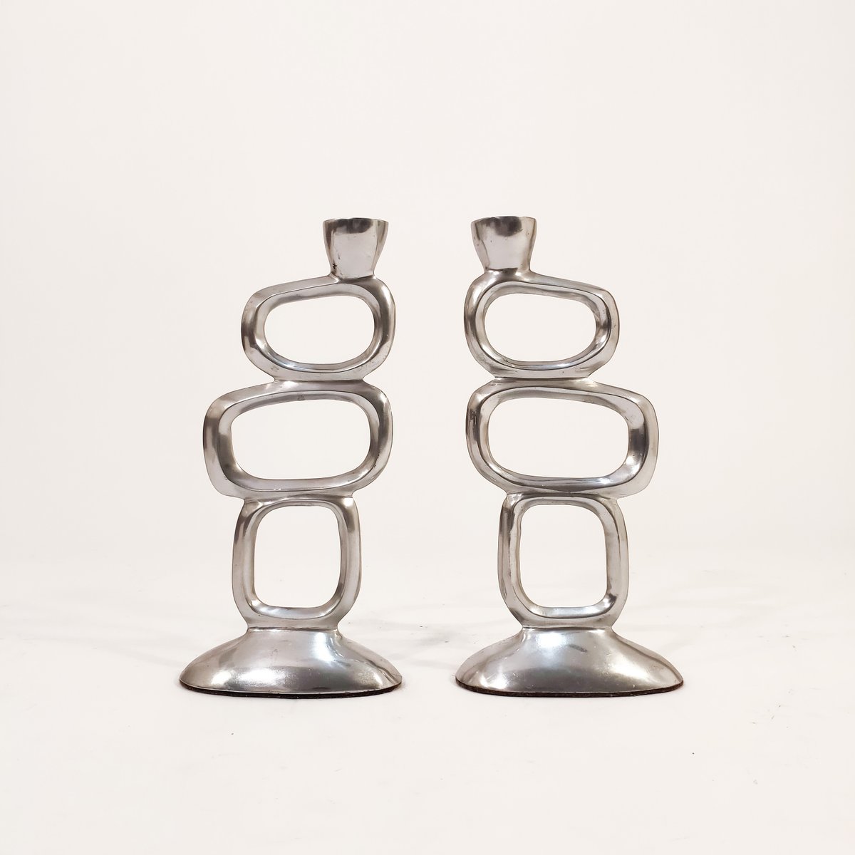 Candleholders by Matthew Hilton, 1980s, Set of 2