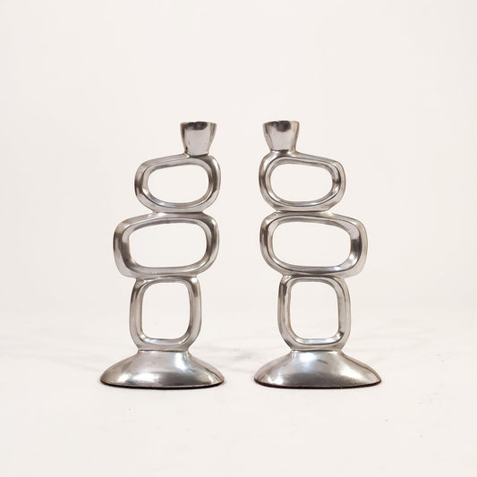 Candleholders by Matthew Hilton, 1980s, Set of 2