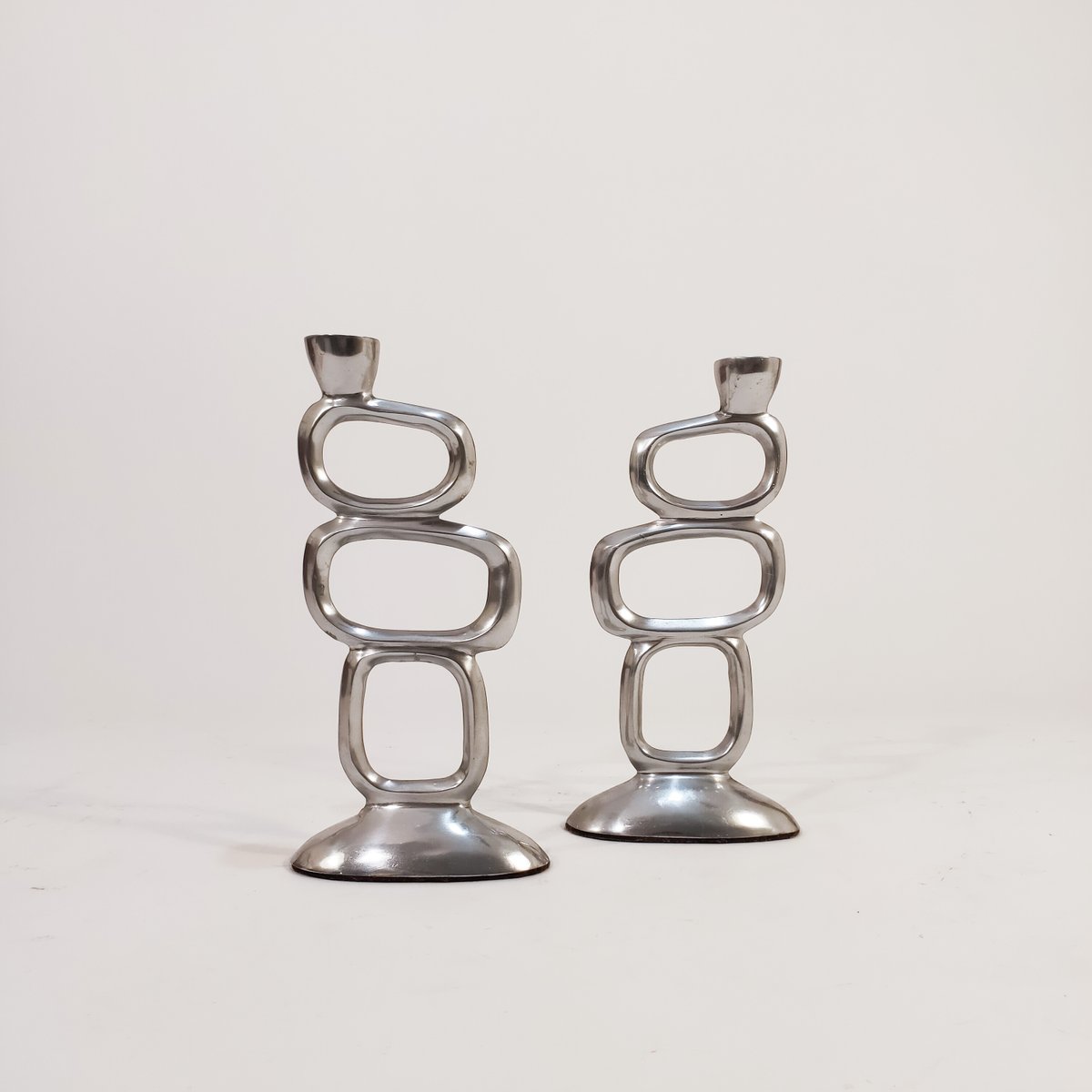 Candleholders by Matthew Hilton, 1980s, Set of 2