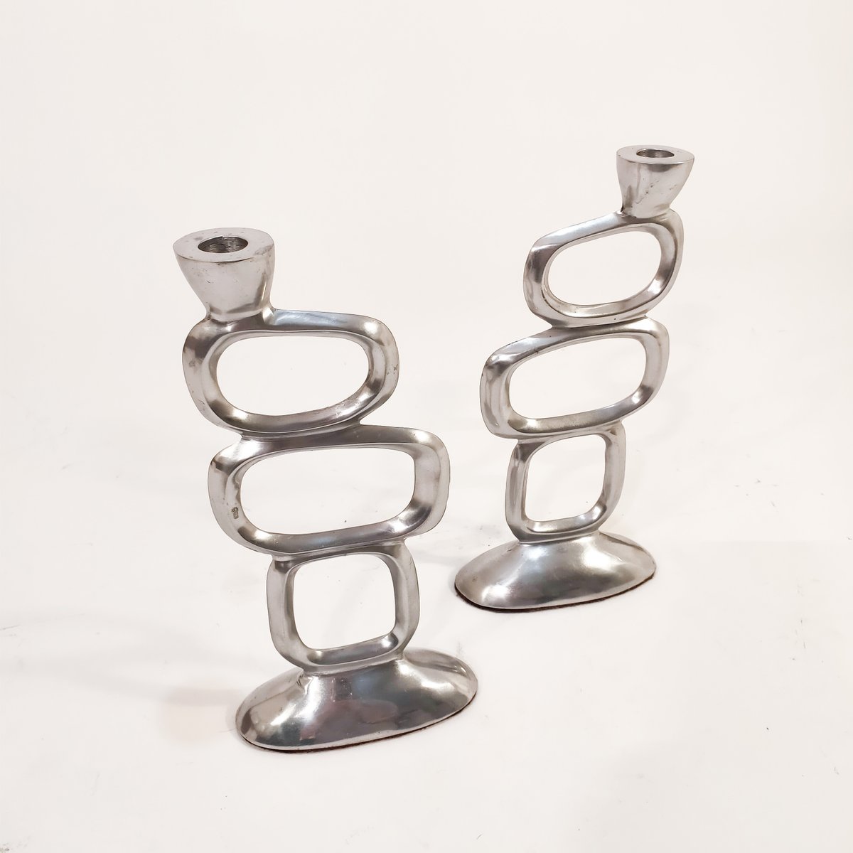 Candleholders by Matthew Hilton, 1980s, Set of 2