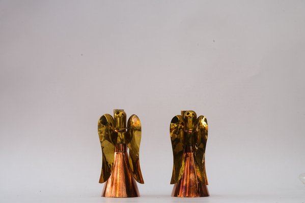 Candleholders in Angel Shape, Vienna, 1950s, Set of 2-SPD-1794522