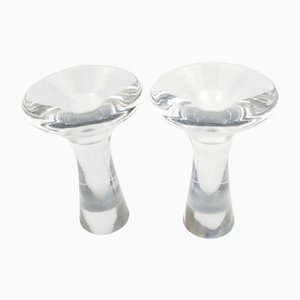 Candleholders in Glass by Tapio Wirkkala, Set of 2-HYQ-1226126