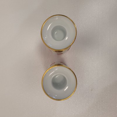 Candleholders Model Capri by Bernardaud, Limoges, France, 1990s, Set of 2-NUC-2040517