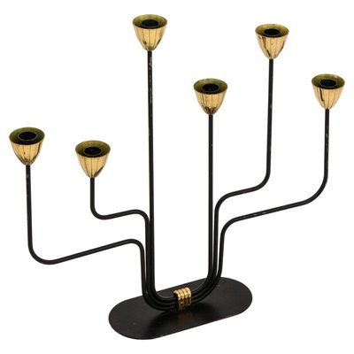 Candlestick by Gunnar Ander for Ystad Metall, Sweden-SC-1120142