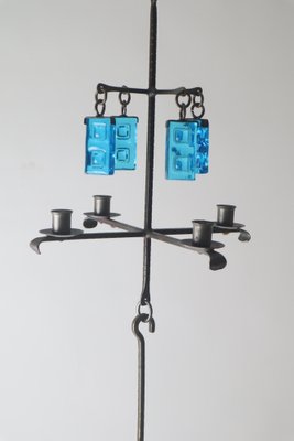 Candlestick Chandelier attributed to Gunnar Ander for Ystad Gunnar Ander, 1970s-ESB-1409253