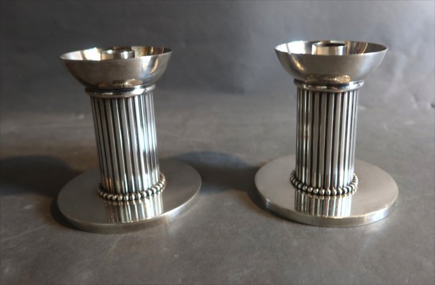 Candlesticks by Jean Despres, Set of 2-WSV-2023568