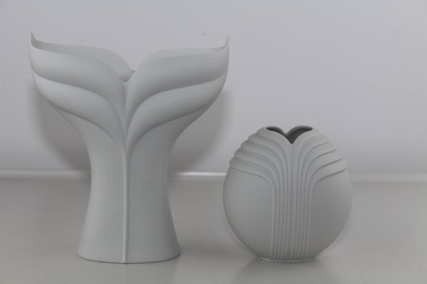 Candlesticks & Vase from Rosenthal, 1960s, Set of 2-ZWH-1176718