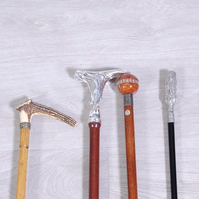 Cane Holder with Canes, 1990s, Set of 7-XSG-1768775