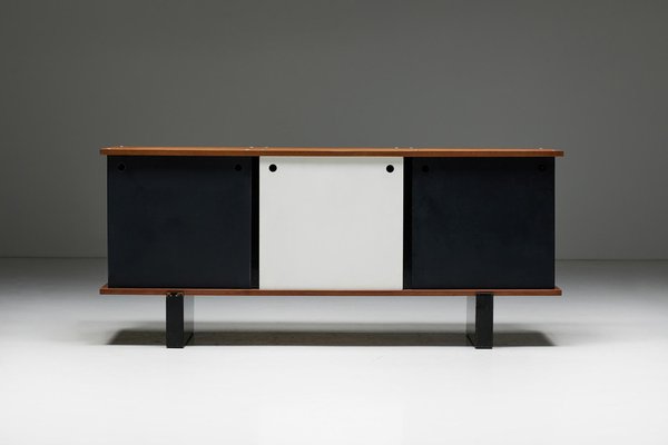 Cansado Bloc Sideboard attributed to Charlotte Perriand, France, 1950s-GW-1706112