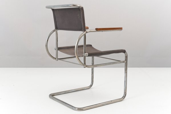 Cantilever Armchair, Netherlands, 1930s-LOB-685018