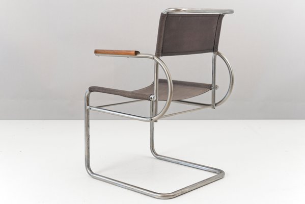 Cantilever Armchair, Netherlands, 1930s-LOB-685018