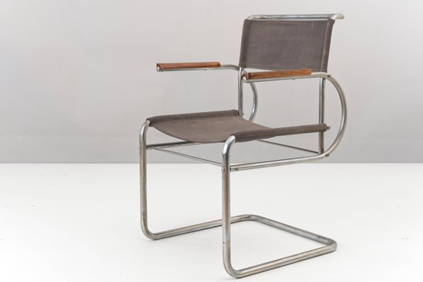 Cantilever Armchair, Netherlands, 1930s-LOB-685018