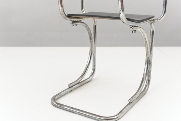 Cantilever Armchair, Netherlands, 1930s-LOB-685018