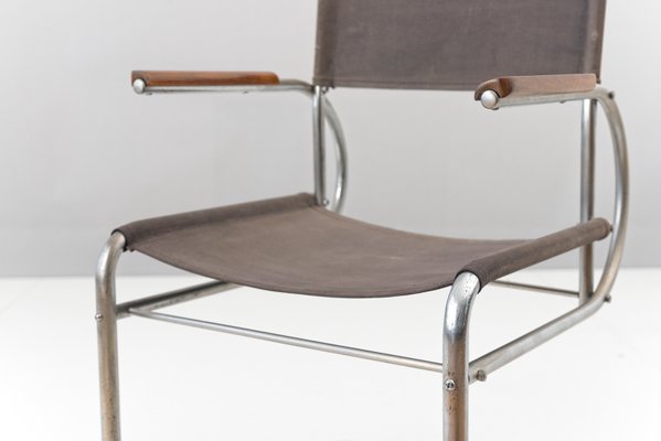 Cantilever Armchair, Netherlands, 1930s-LOB-685018