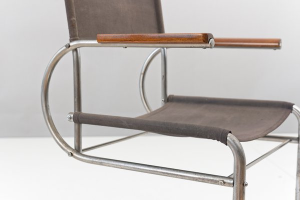 Cantilever Armchair, Netherlands, 1930s-LOB-685018