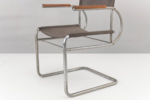 Cantilever Armchair, Netherlands, 1930s-LOB-685018