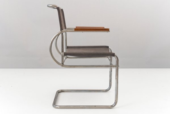 Cantilever Armchair, Netherlands, 1930s-LOB-685018