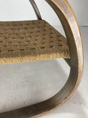 Cantilever Wicker Cord Chair, 1930s-BHG-1818771