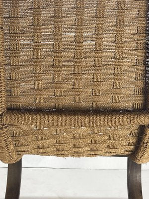 Cantilever Wicker Cord Chair, 1930s-BHG-1818771