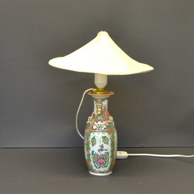 Cantonese Rose Porcelain Table Lamp-AOU-1697963