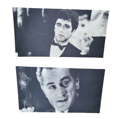 Canvas Prints of Al Pacino in Scarface & Robert DeNiro, Set of 2-TCS-1798361