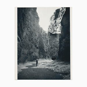 Canyon, Person, USA, 1960s, Black & White Photograph-DYV-1245445