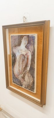 Capaldo, Nude Woman, 1970s, Oil on Canvas, Framed-QLH-1742606