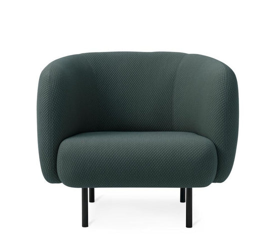 Cape Lounge Chair in Petrol Shade by Warm Nordic