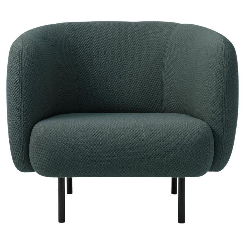 Cape Lounge Chair in Petrol Shade by Warm Nordic