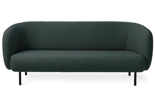 Caper 3 Seater Mosaic Petrol Shade Sofa by Warm Nordic