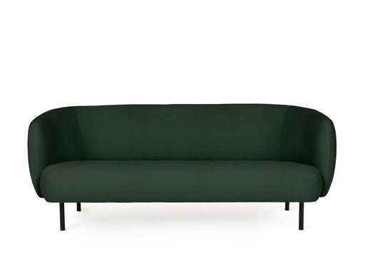 Caper 3 Seater Sofa in Forest Green by Warm Nordic