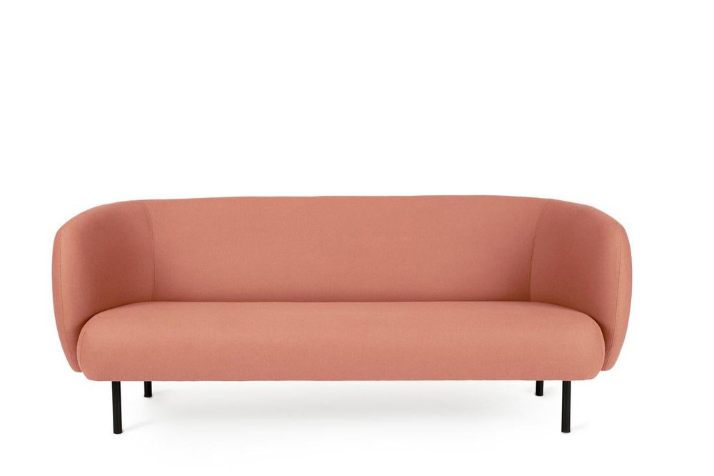 Caper Three-Seater in Blush by Warm Nordic