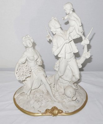 Capodimonte Biscuit Figures from Villari, 20th-century-RVK-1145685