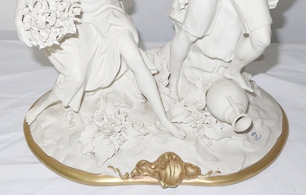 Capodimonte Biscuit Figures from Villari, 20th-century-RVK-1145685