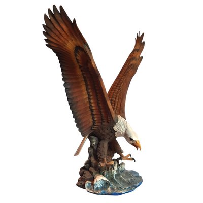 Capodimonte Eagle Sculpture-TCS-1081586