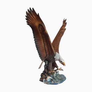 Capodimonte Eagle Sculpture-TCS-1081586